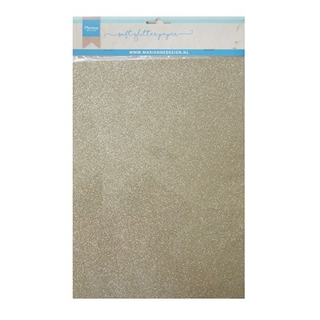 CA3144 - Soft Glitter Paper A5 - Platinum