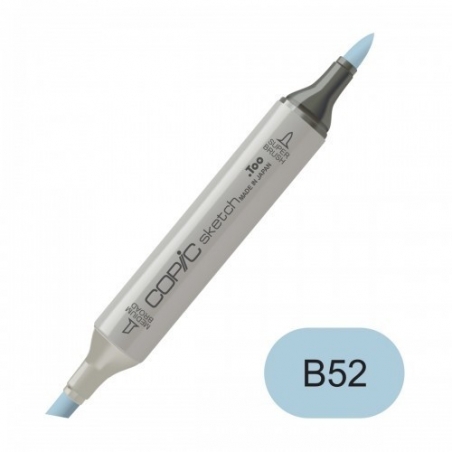 B52  - Copic Sketch Marker Soft Greenish Blue