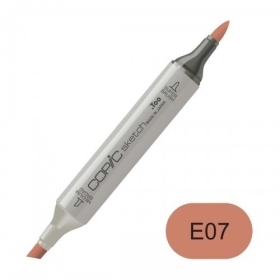 E07  - Copic Sketch Marker Light Mahogany