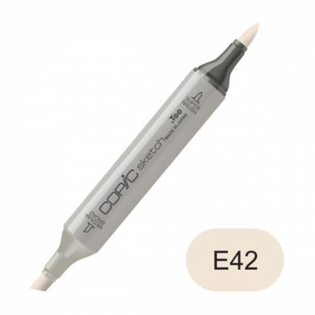 E42  - Copic Sketch Marker Sand White