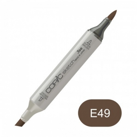 E49  - Copic Sketch Marker Dark Bark