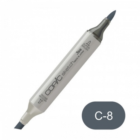 C-8 - Copic Sketch Marker Cool Gray No. 8