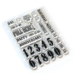 CS160 - Pieces of Life 1 - Numbers & More Clearstamps