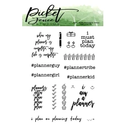 Picket Fence Studios - Gotta Plan Clearstamps