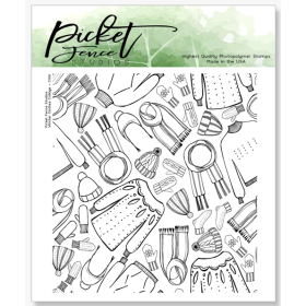 *Picket Fence Studios - Winter Clothes Collage Clearstamps