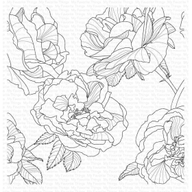 Fanciful Roses Background