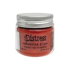 Distress Embossing Glaze - Crackling Campfire