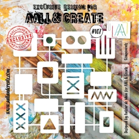 Stencil - 107 - Aall & Create