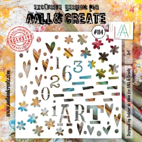 Stencil - 114 - Aall & Create