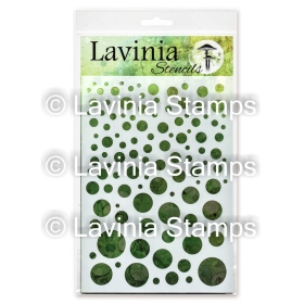 Lavinia Stencil - White Orbs