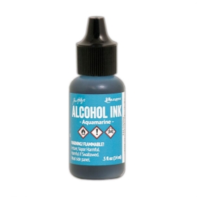 Aquamarine (Alcohol Ink)
