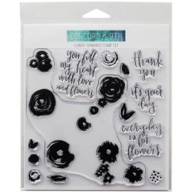 Flower Turnabout Stamp Set