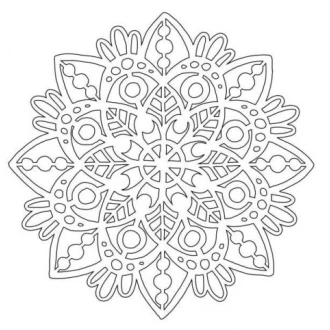 Mandala 1 Stencil 6x6