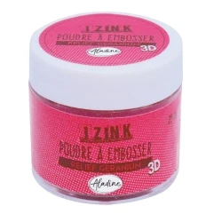 Izink Relief Geranium Embossing Powder