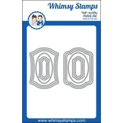 Whimsy Stamps - Antique ATC Frames Die Set