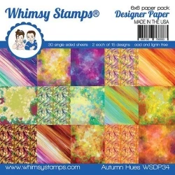 Whimsy Stamps - 6x6" Paper Pack - Autumn Hues