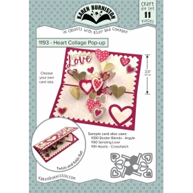 1193 - Heart Collage Pop-up