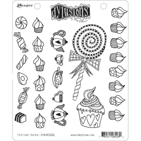 Dylusions Cling Stamp - Tea...