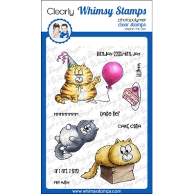 Whimsy Stamps - Me Wow Cat...