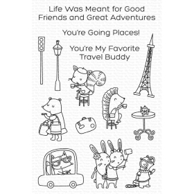 Travel Buddies Clearstamps