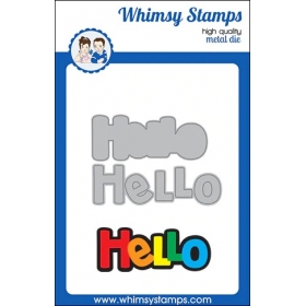 Whimsy Stamps - Hello Word...