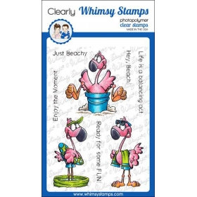 Whimsy Stamps - Flamingo...
