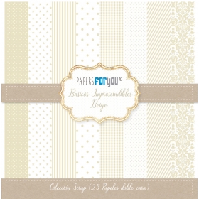 Papers For You - Beige Mini...