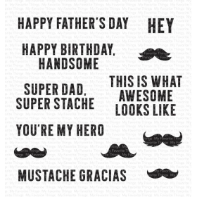 Super Stache Clearstamps
