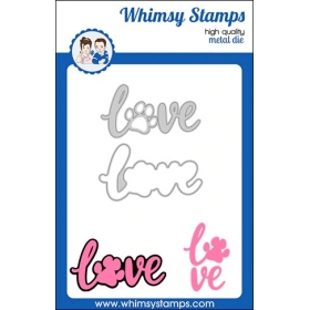 Whimsy Stamps - Love Paw...