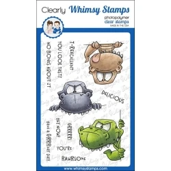 Whimsy Stamps - Roarsome Rex Clearstamps