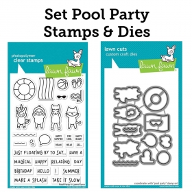 SET Pool Party Stamps & Dies
