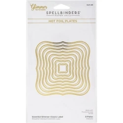 Spellbinders - Essential Classic Label Glimmer Hot Foil Plate