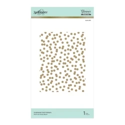 Spellbinders - Scattered Dot Pattern Hot Foil Plate