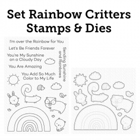 SET Rainbow Critters Stamps...