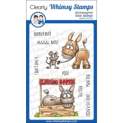 * Whimsy Stamps - Kiss My Donkey Clearstamps