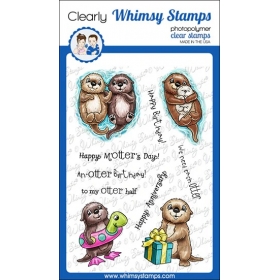 Whimsy Stamps - Otter...
