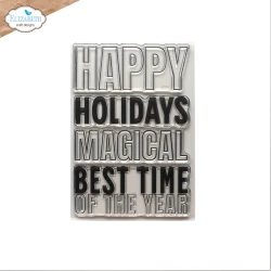 CS274 - Happy Holidays Clearstamps