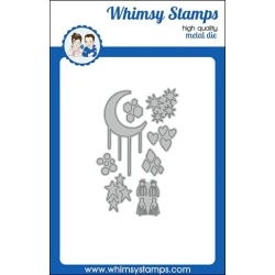 Whimsy Stamps - Boho Moon Die Set