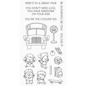 School Is Cool - Clearstamps