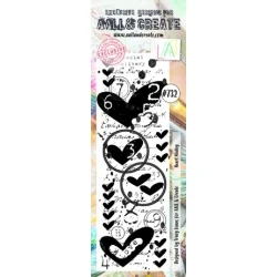 Border Heart Medley - Clearstamp - Aall & Create