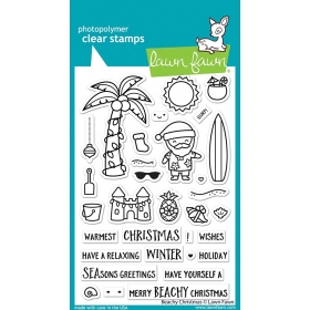 Beachy Christmas Clearstamps