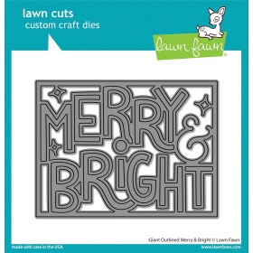 Giant Outlined Merry &...
