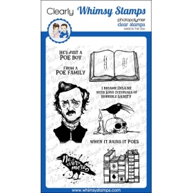 Whimsy Stamps - Poe Boy...