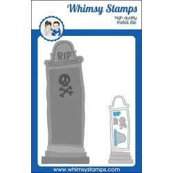 Whimsy Stamps - Slimline Decrepit Grave Die Set