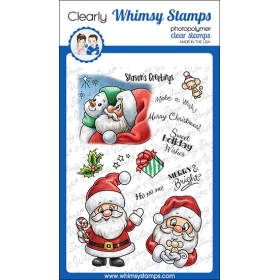 Whimsy Stamps - Santa and...