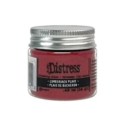 Distress Embossing Glaze - Lumberjack Plaid