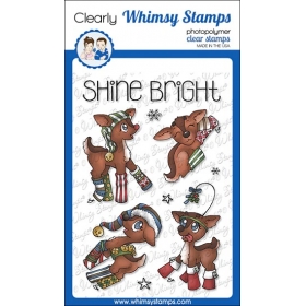 Whimsy Stamps - Reindeer...