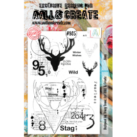 Stag - Clearstamp A5 - Aall...