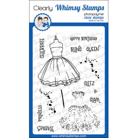 Whimsy Stamps - Bling Queen