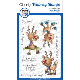 Whimsy Stamps - Reindeer Time